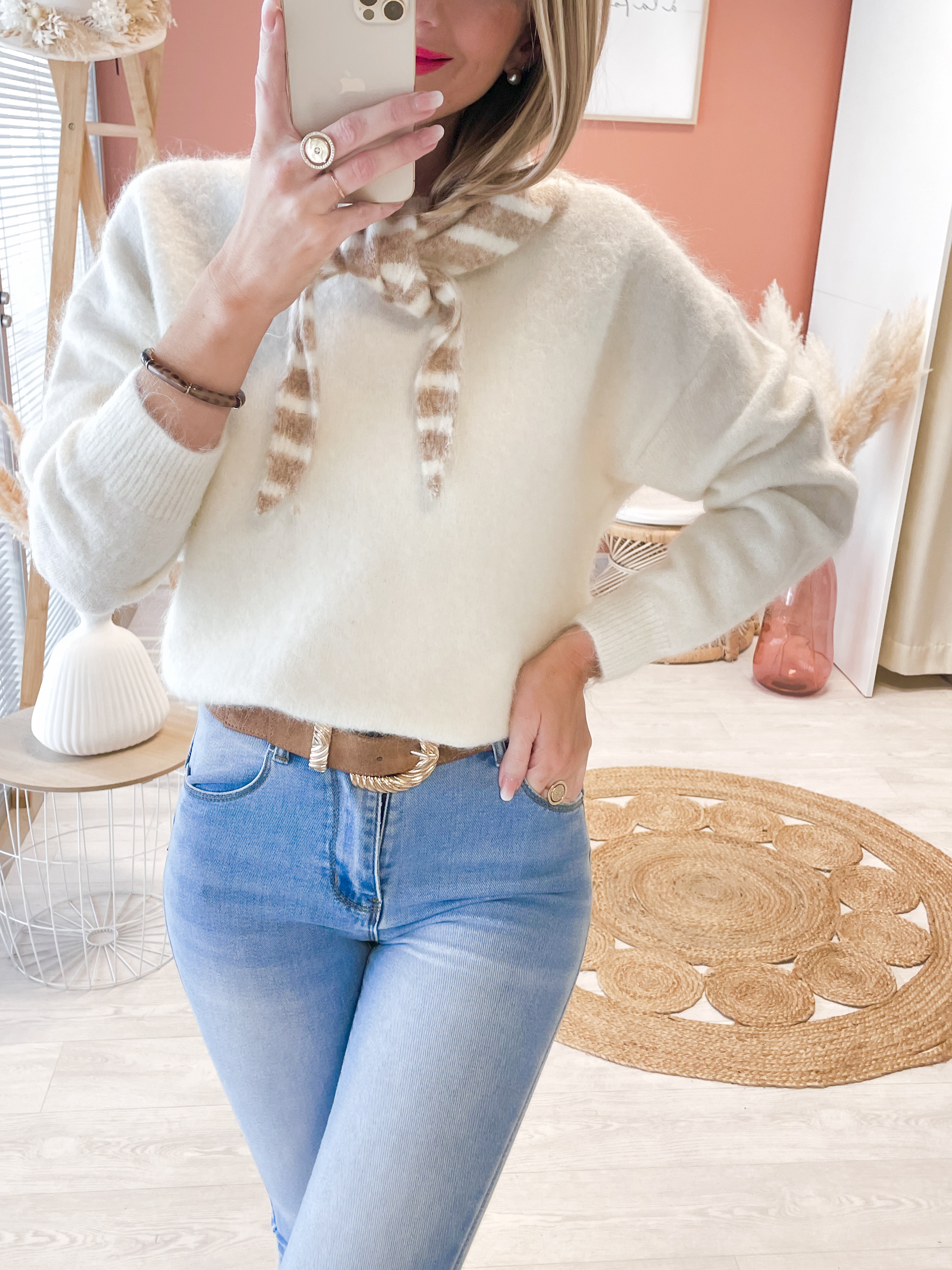 Pull Cara avec l'écharpe &#9825; 