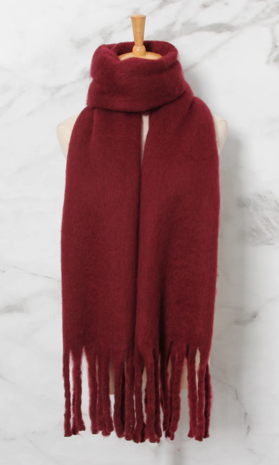 Echarpe douceur bordeaux &#9825; 