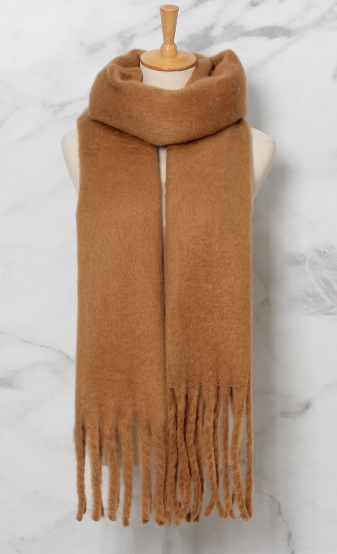 Echarpe douceur camel &#9825; 