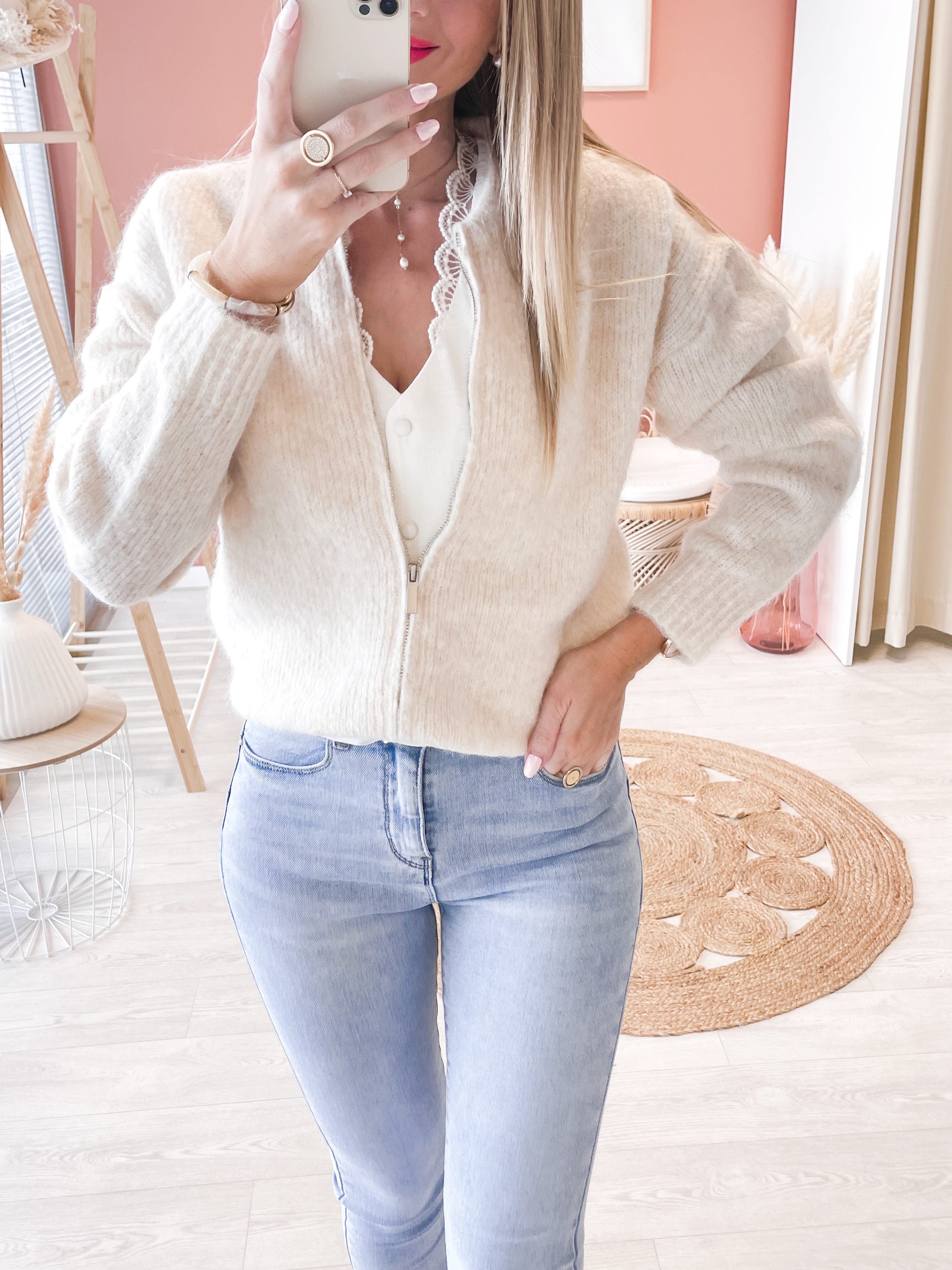 Gilet Merveilleux écru &#9825; 