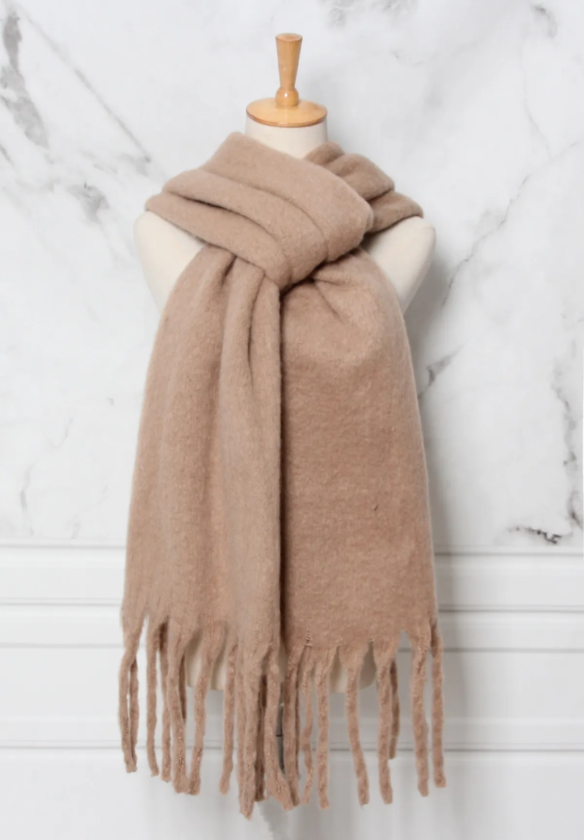 Echarpe douceur taupe &#9825; 