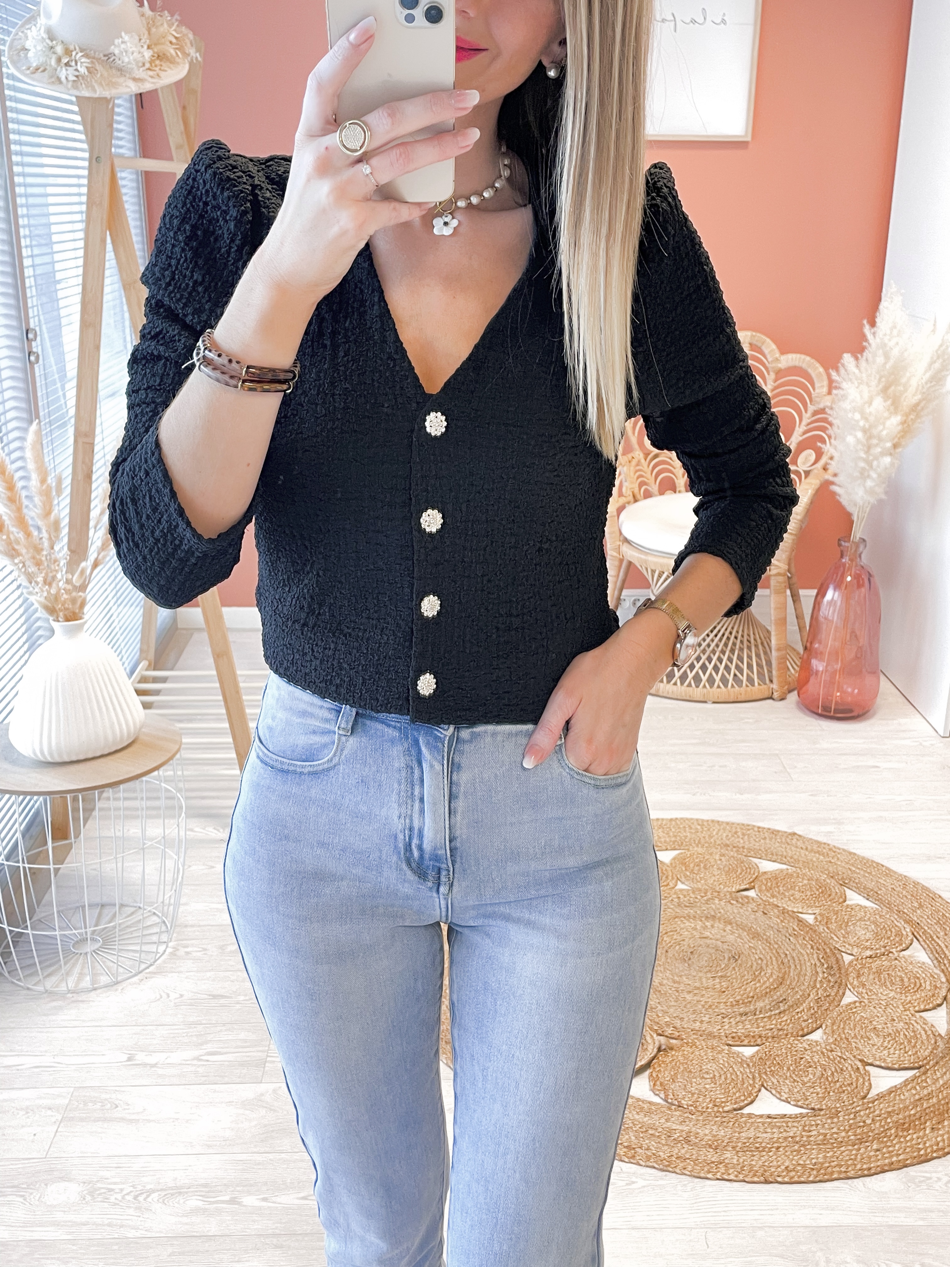 Top Vanie noir &#9825;