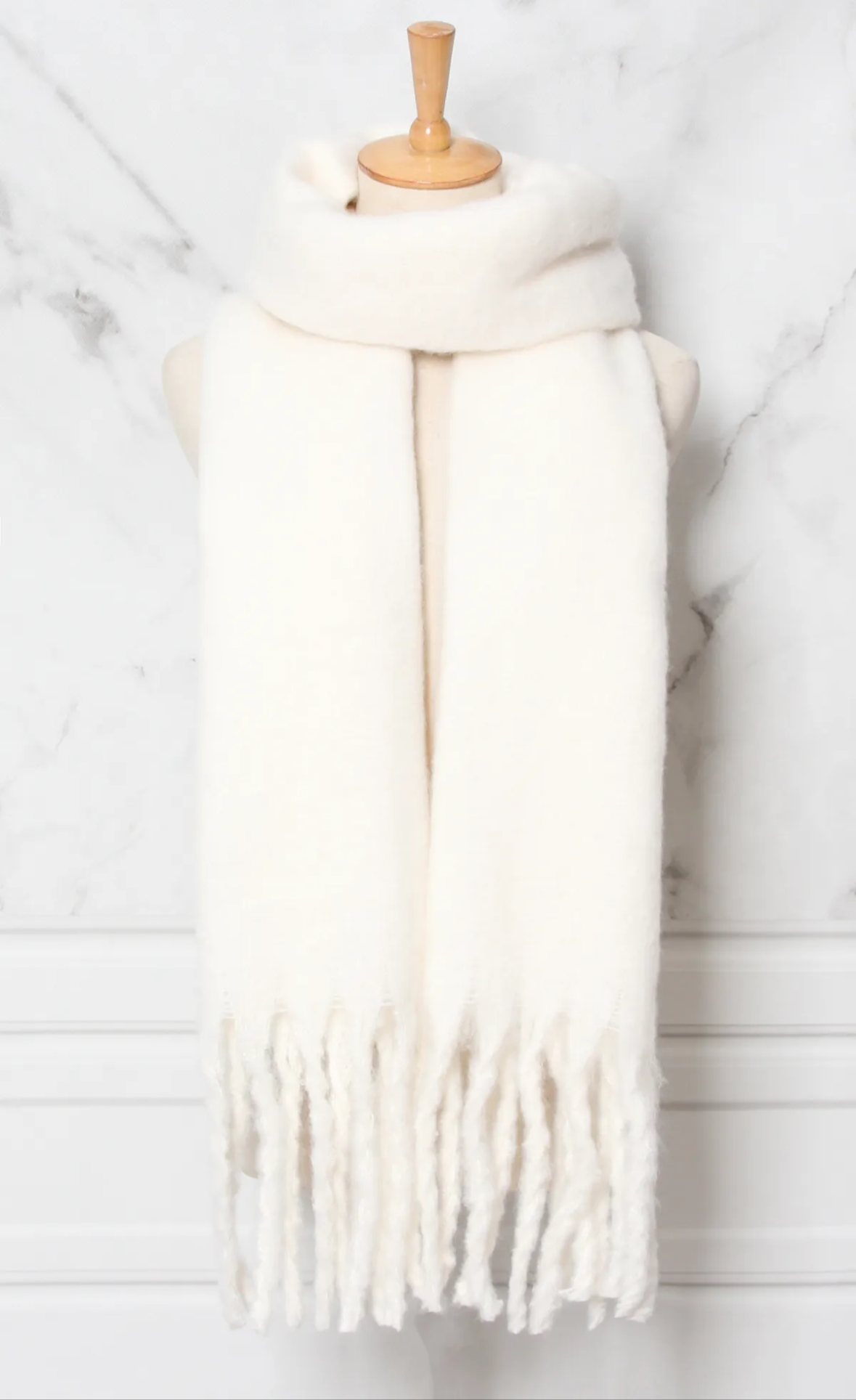 Echarpe douceur ecru &#9825; 