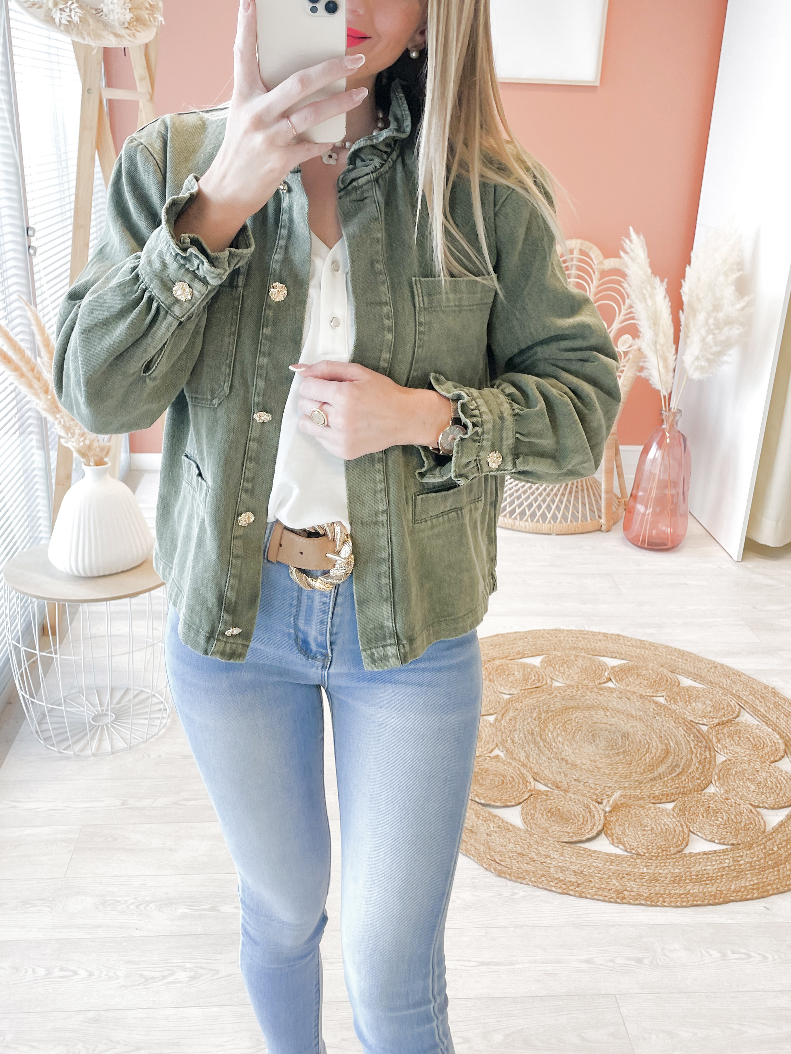 Veste Perfection kaki &#9825; 