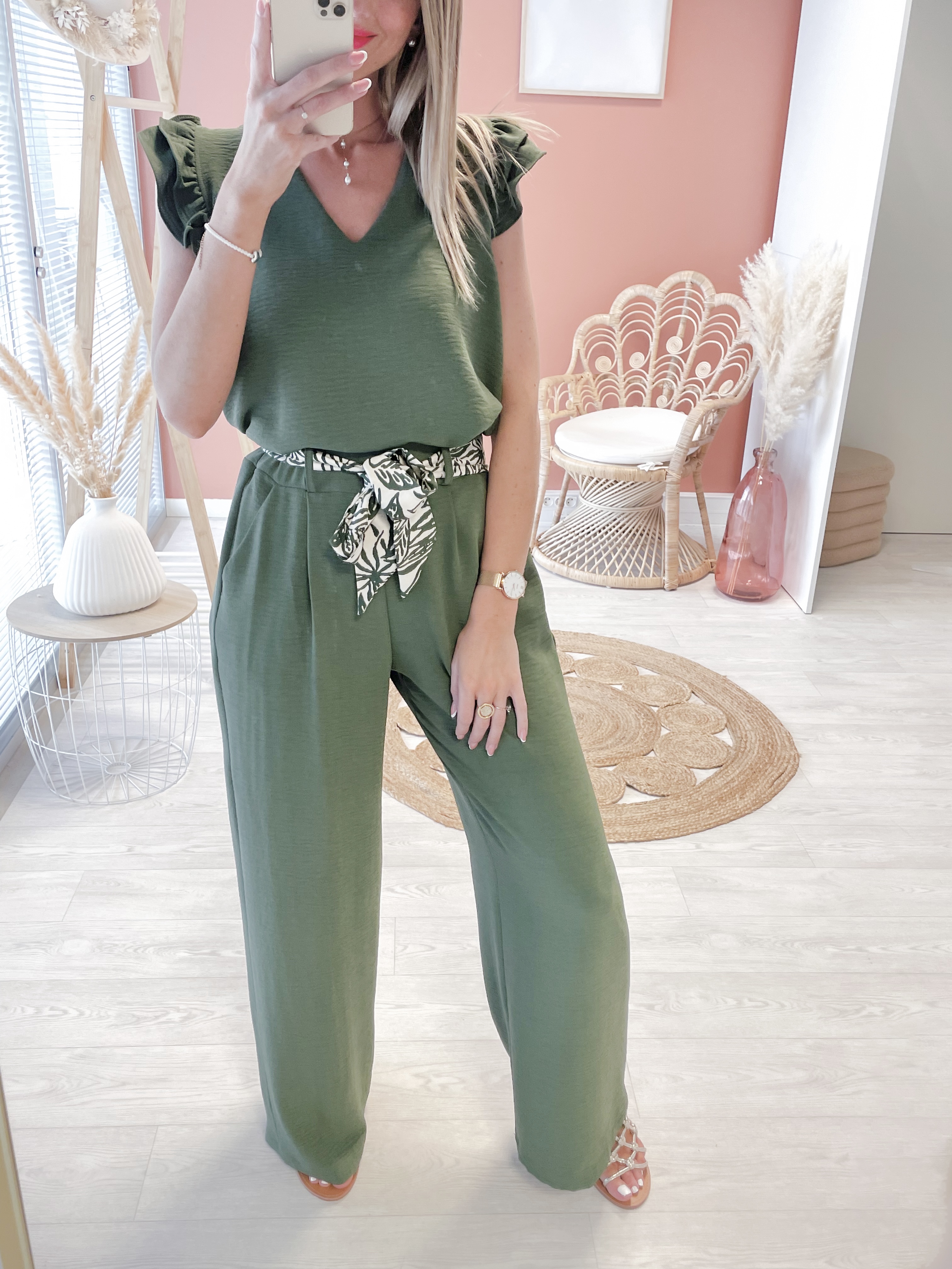 Top Sofia kaki &#9825; made in France &#9825;