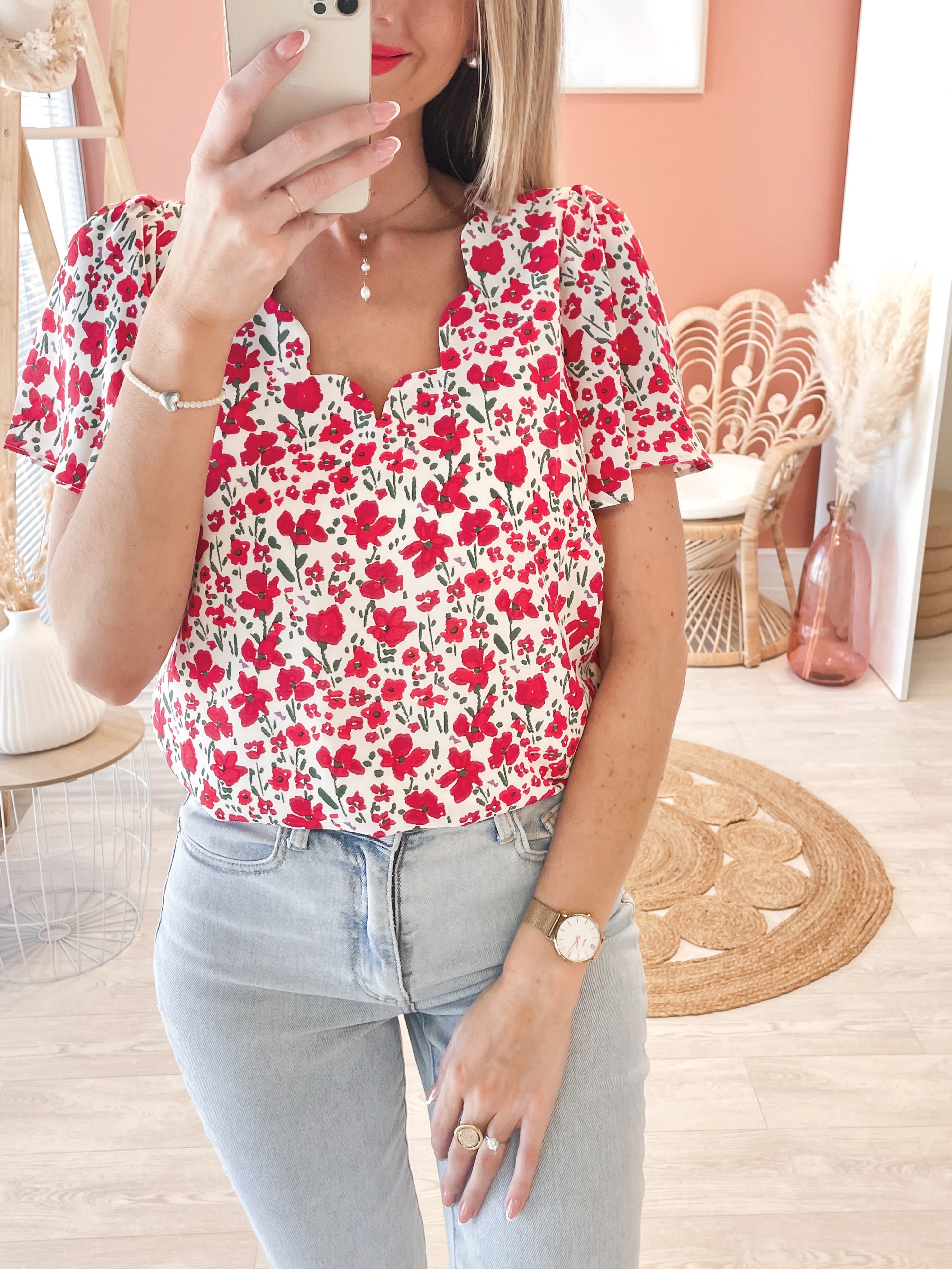 Top fluide Ambre &#9825;