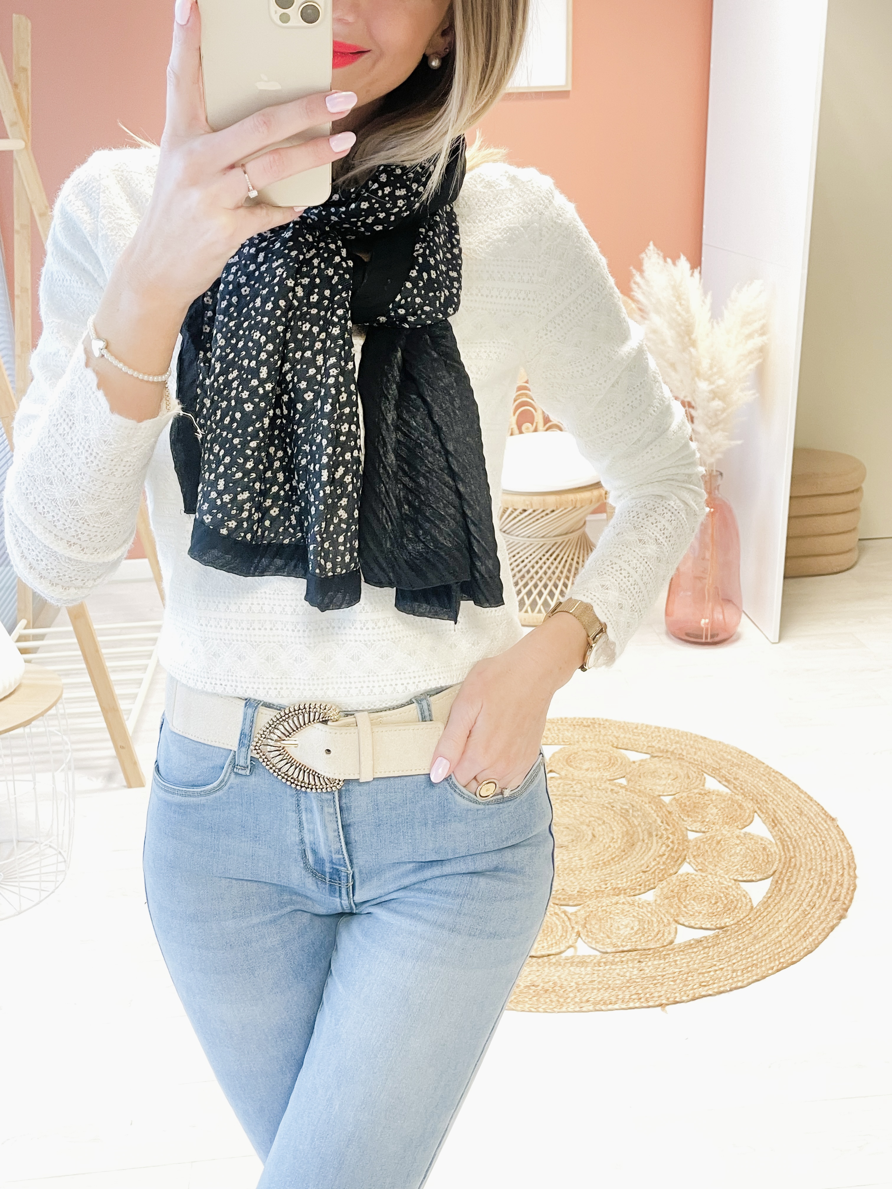 Foulard fleurs &#9825;