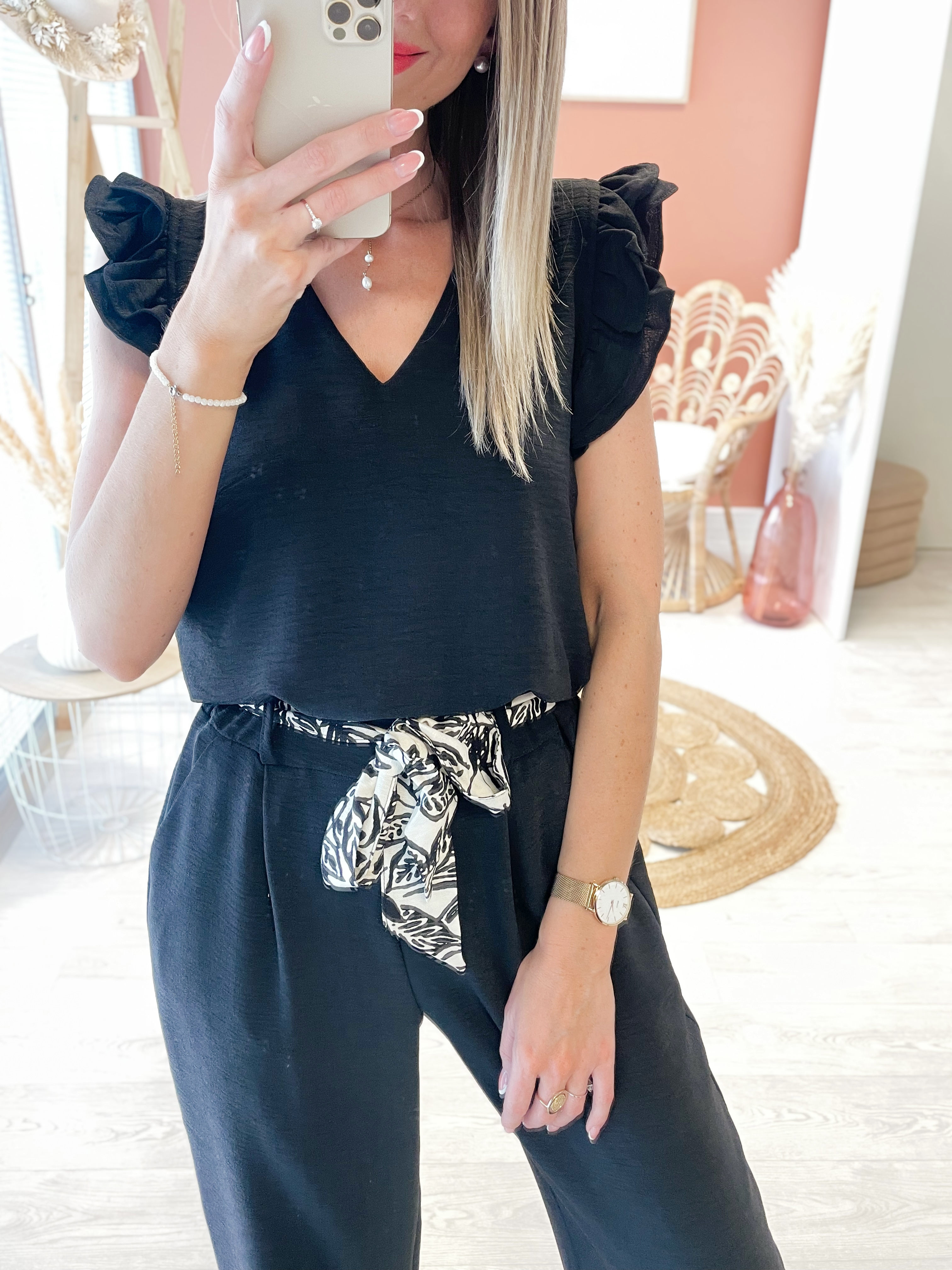 Top Sofia noire &#9825; made in France &#9825;