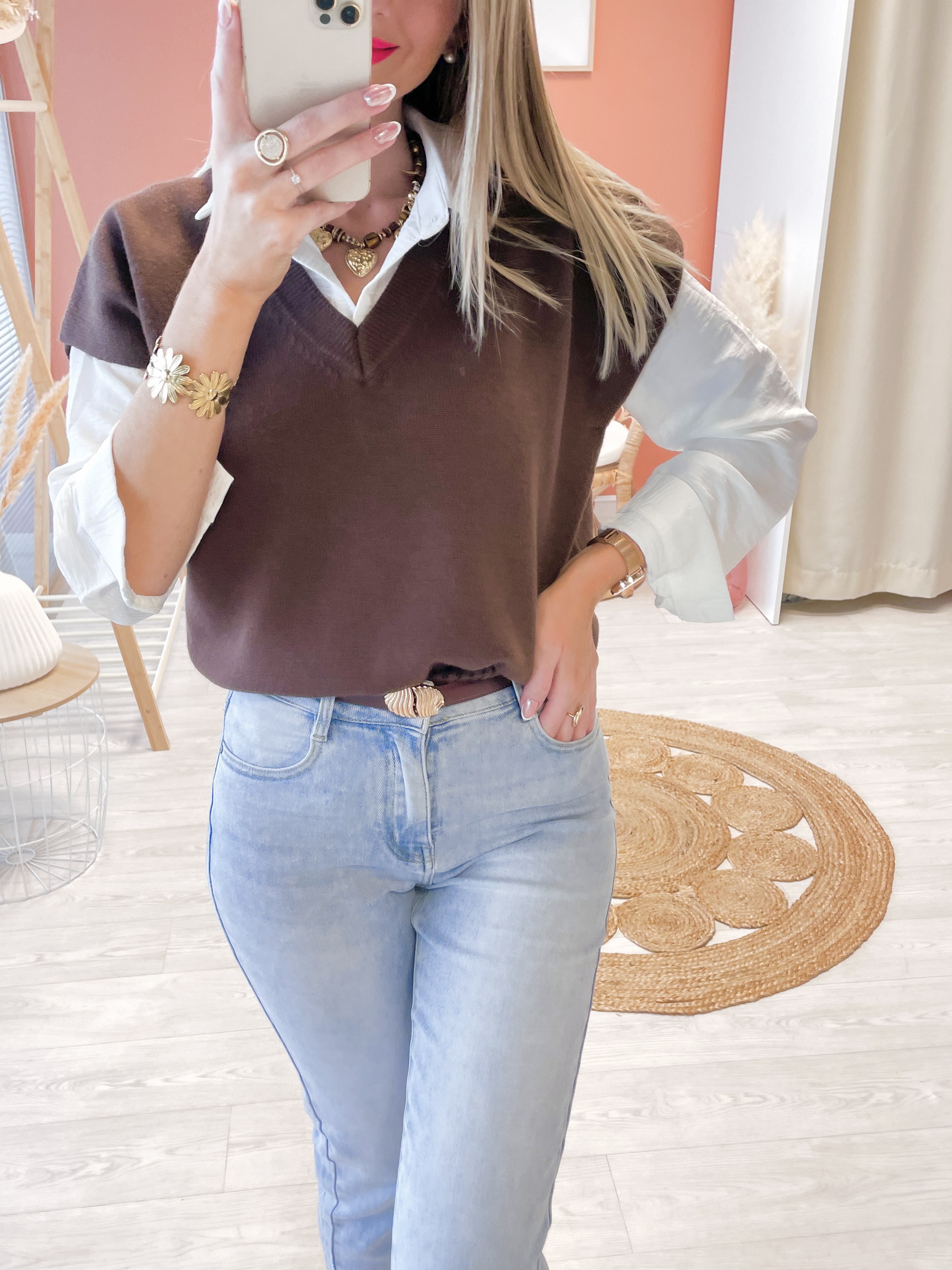 Pull sans manches Lino &#9825; 