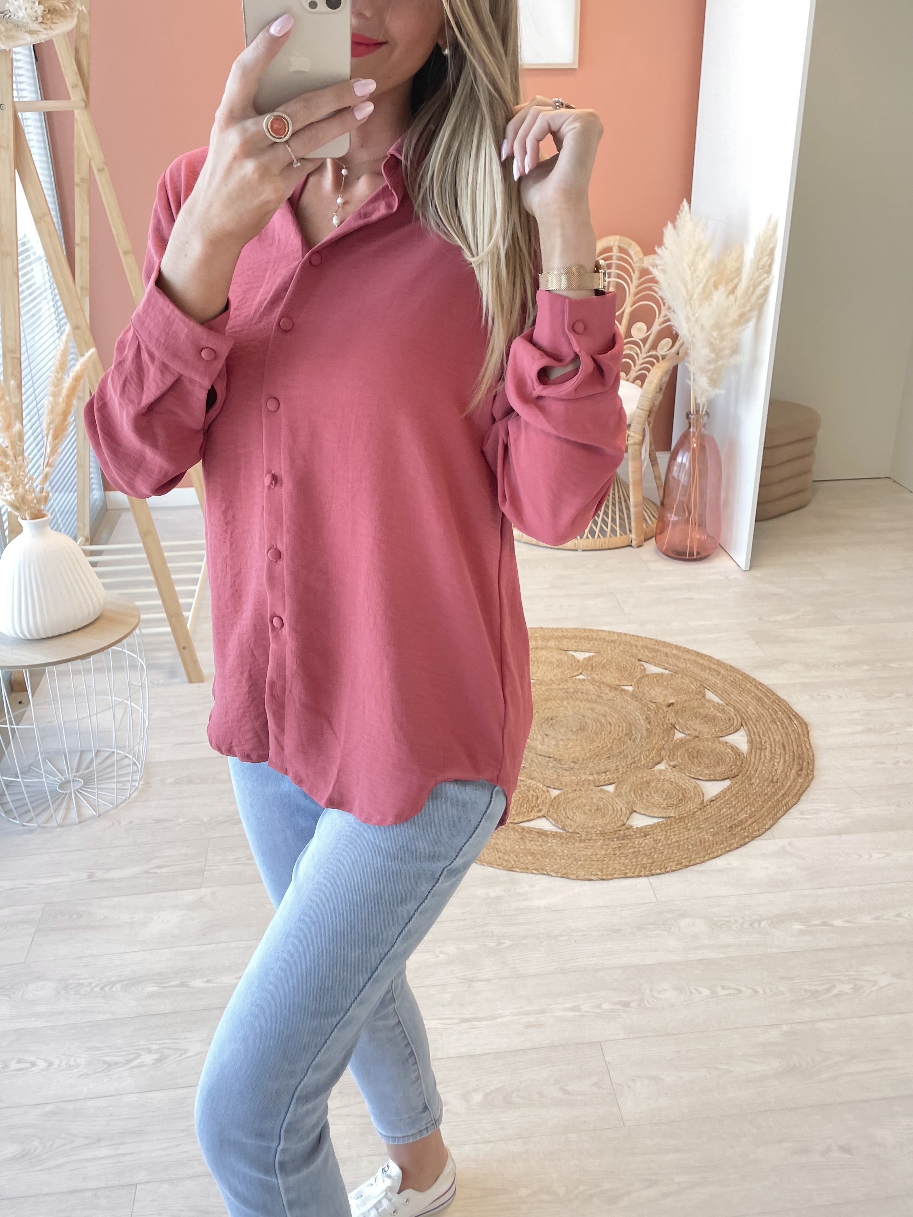 Chemise Inaya terracotta &#9825; 