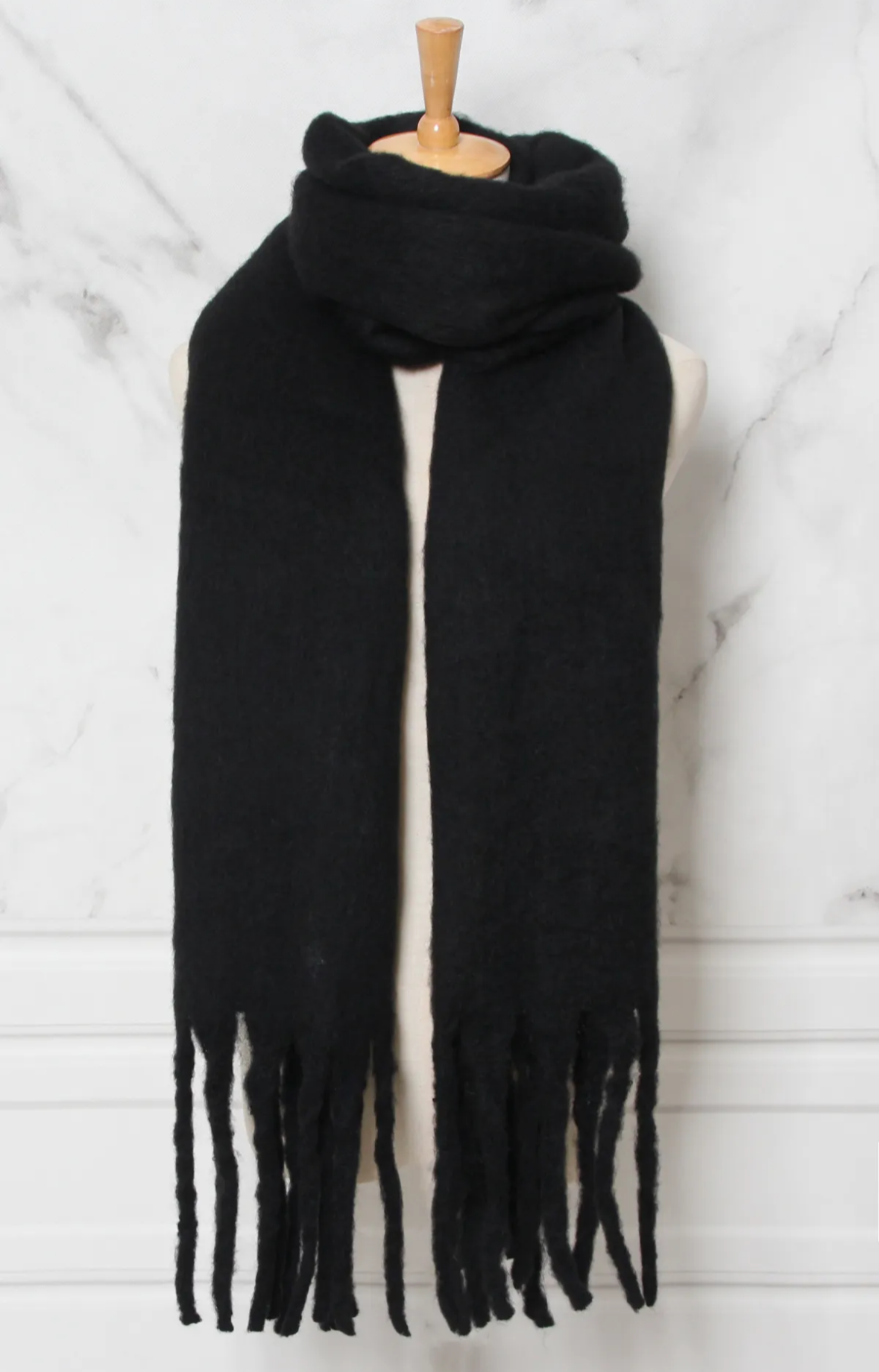 Echarpe douceur noire &#9825; 