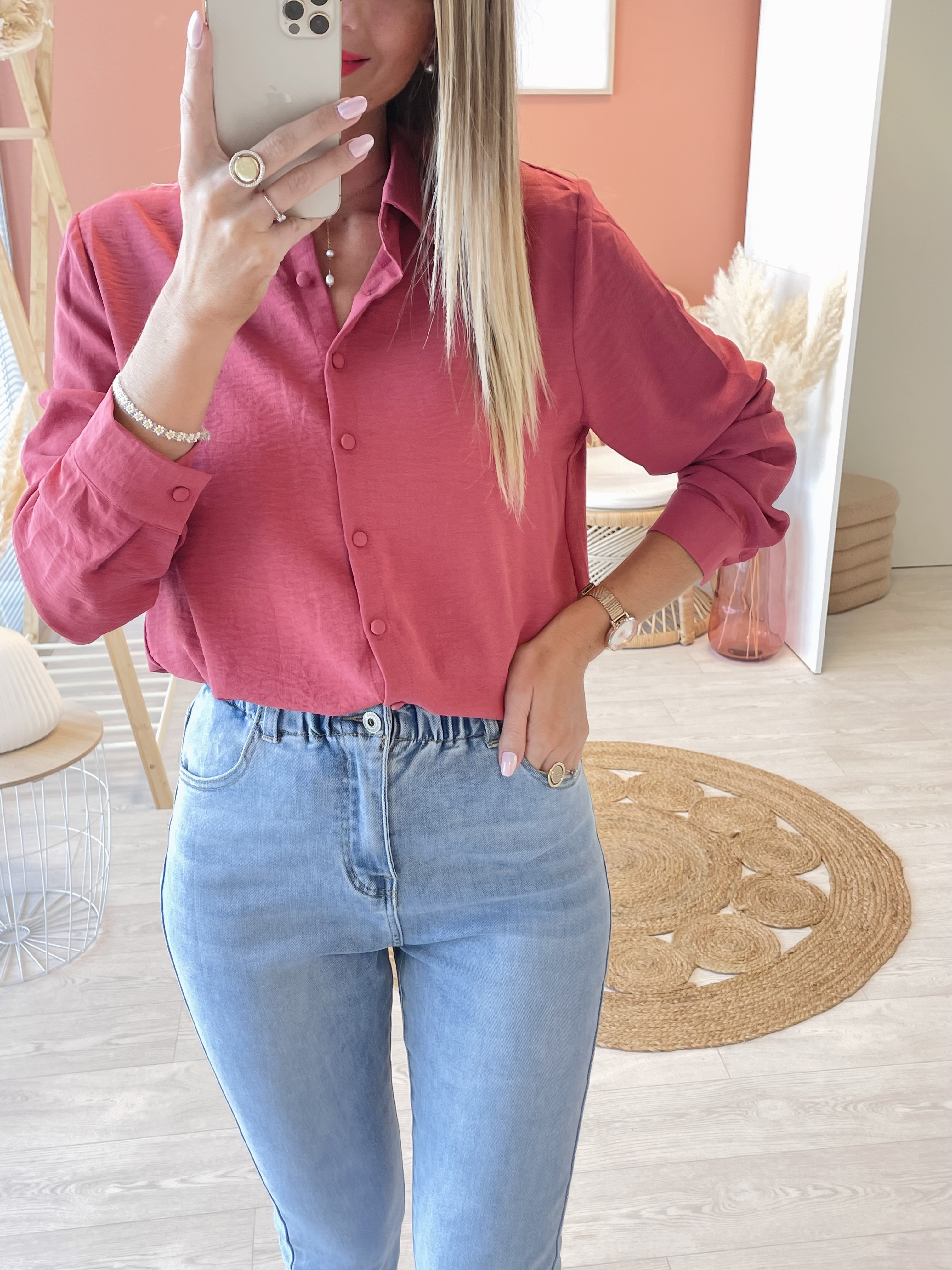 Chemise Inaya terracotta &#9825; 