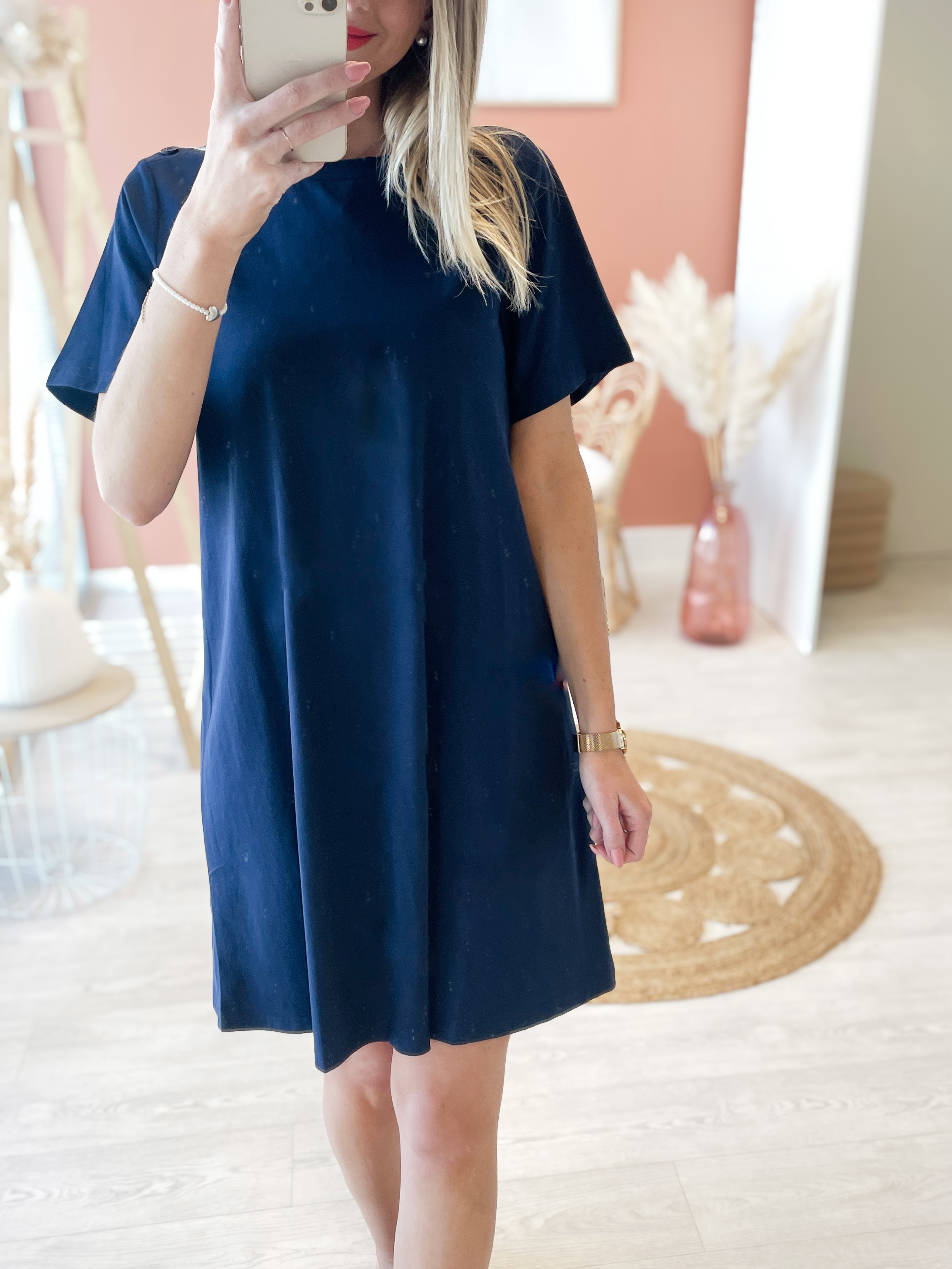 Robe t-shirt marine &#9825;