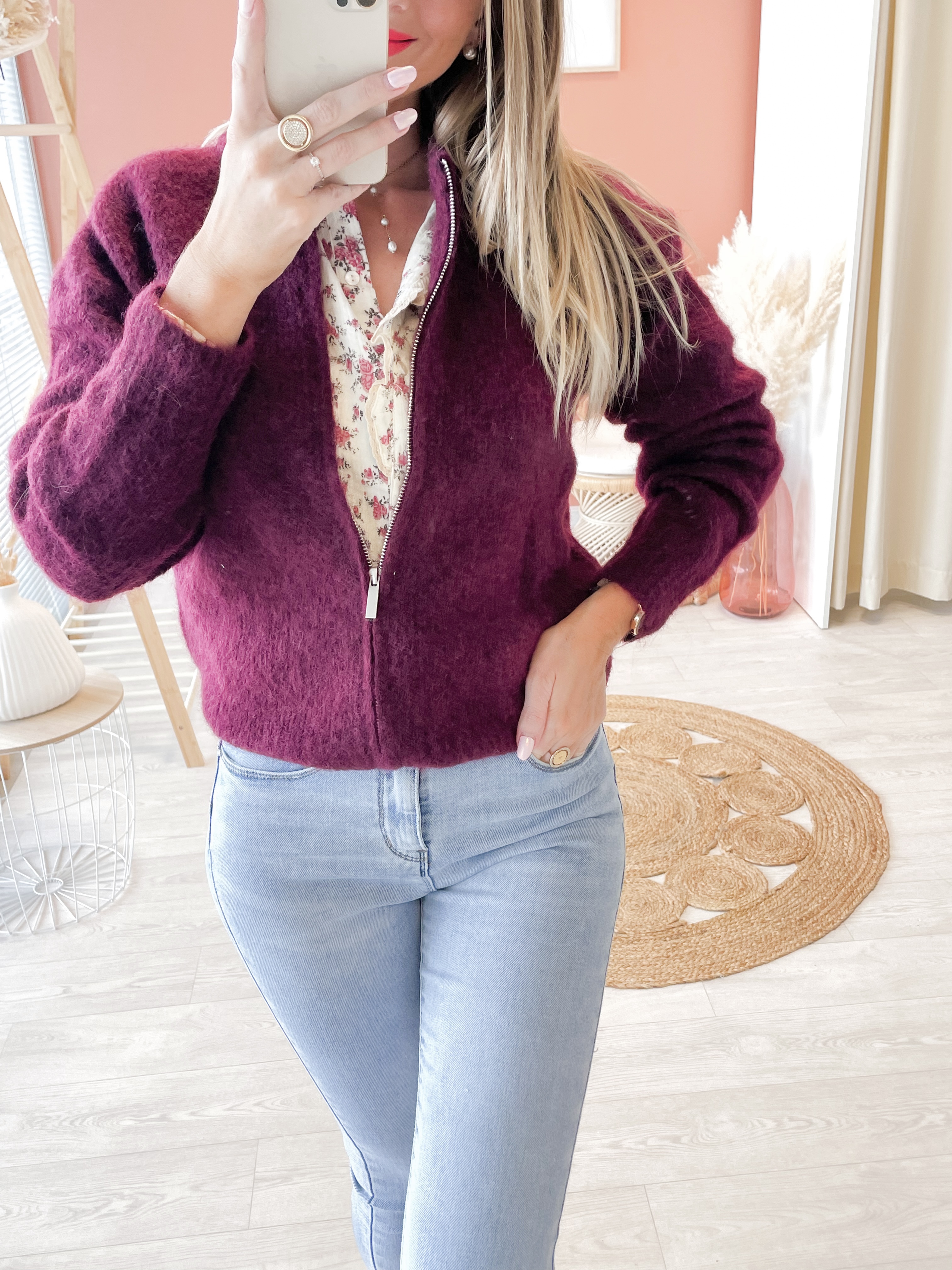 Gilet Merveilleux Bordeaux &#9825; 