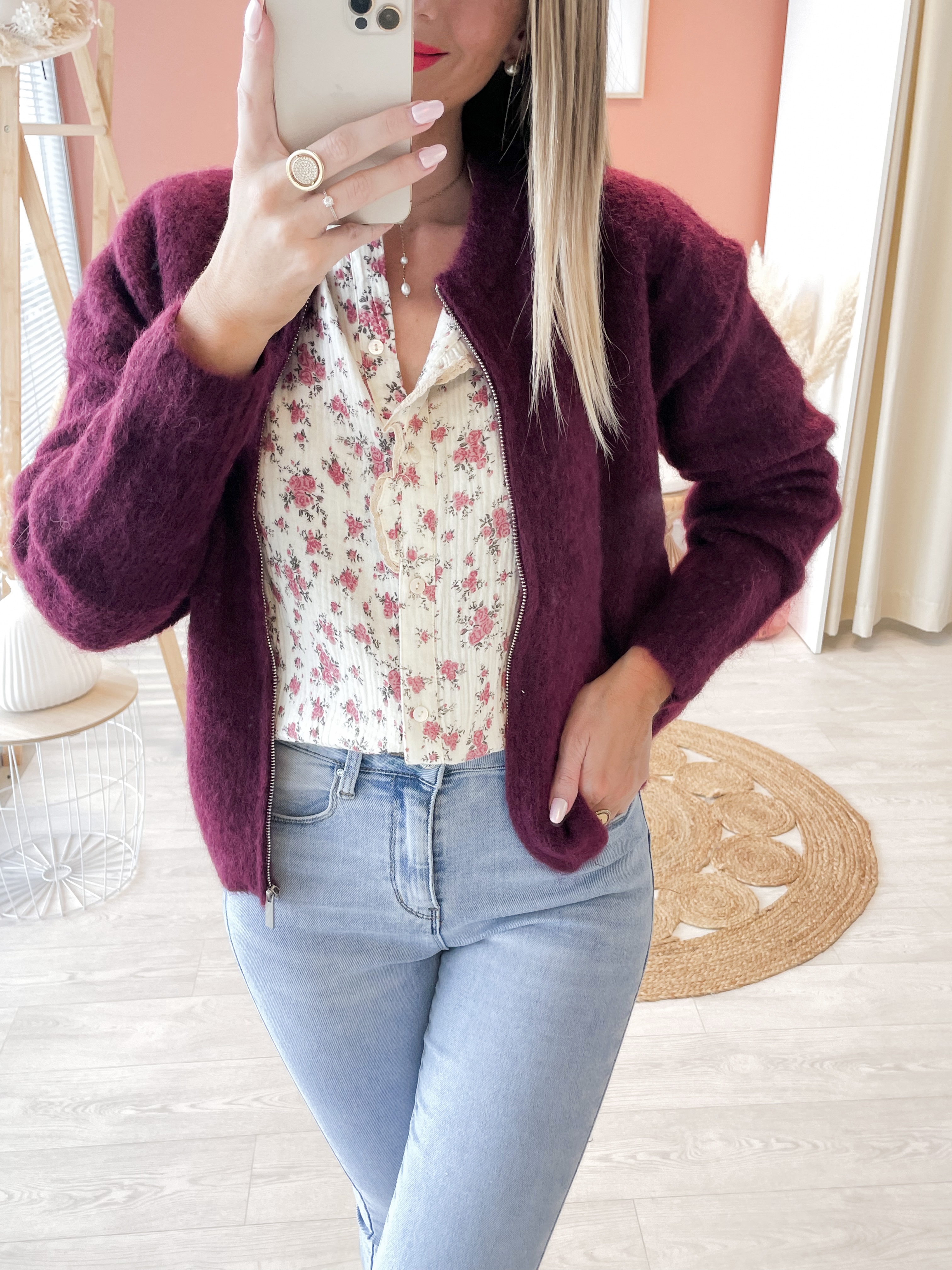 Gilet Merveilleux Bordeaux &#9825; 
